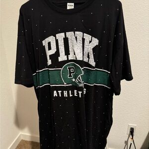 PINK sequin tshirt dress